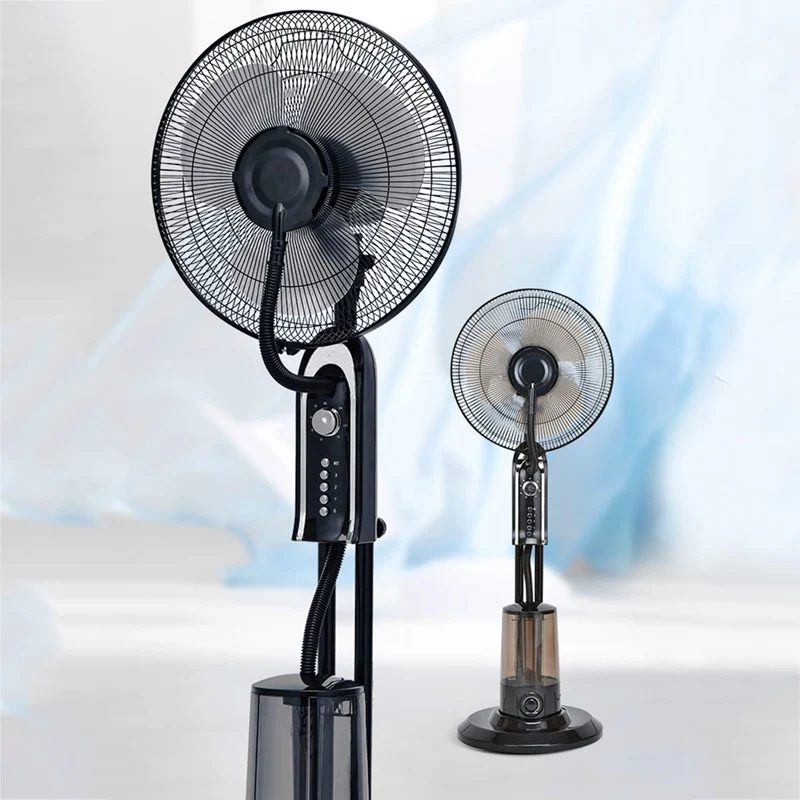 High Quality Ultrasonic Water Spray Fan Cooling Air Electric Humidifier Mist Fan Outdoor