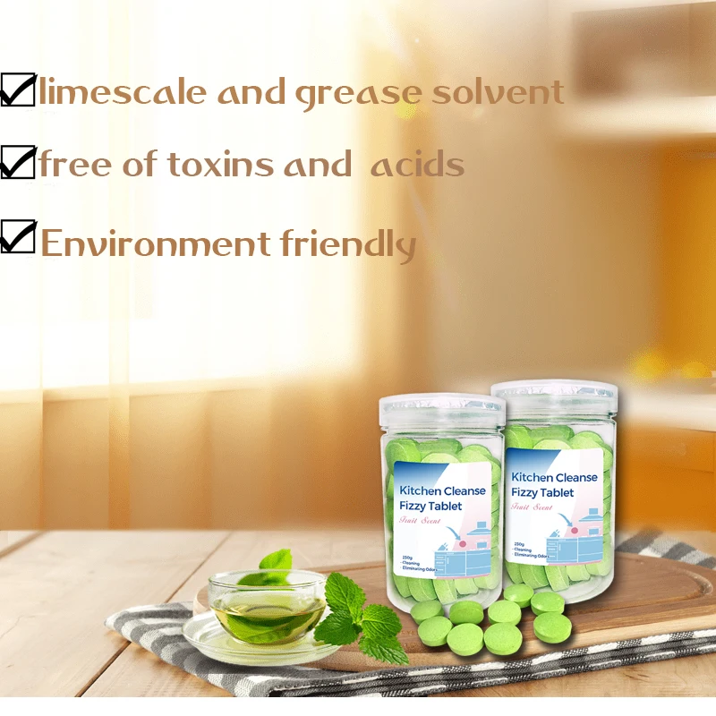Пользовательский очиститель, моющее средство, растворимый очиститель, таблетка, удаление пятен и масла, кухонный очиститель