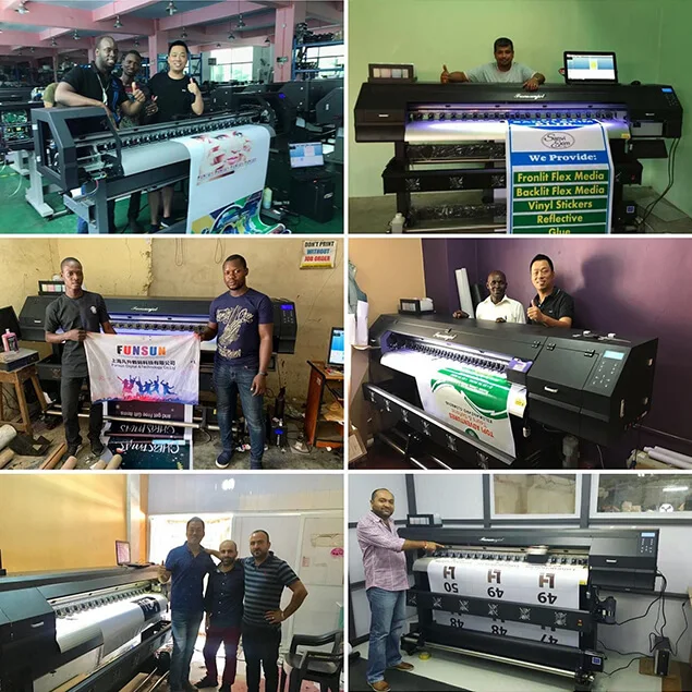 1.8m DX6/XP600 3D wallpaper/floor sticker large format eco solvent printer/advertising flex printing machine