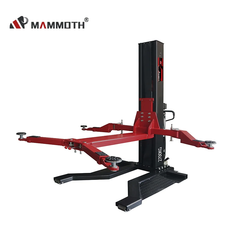2700kg Electric release Single Post Lift, one post car lift, single post car hoist, garage lift MJ-1Z-27C