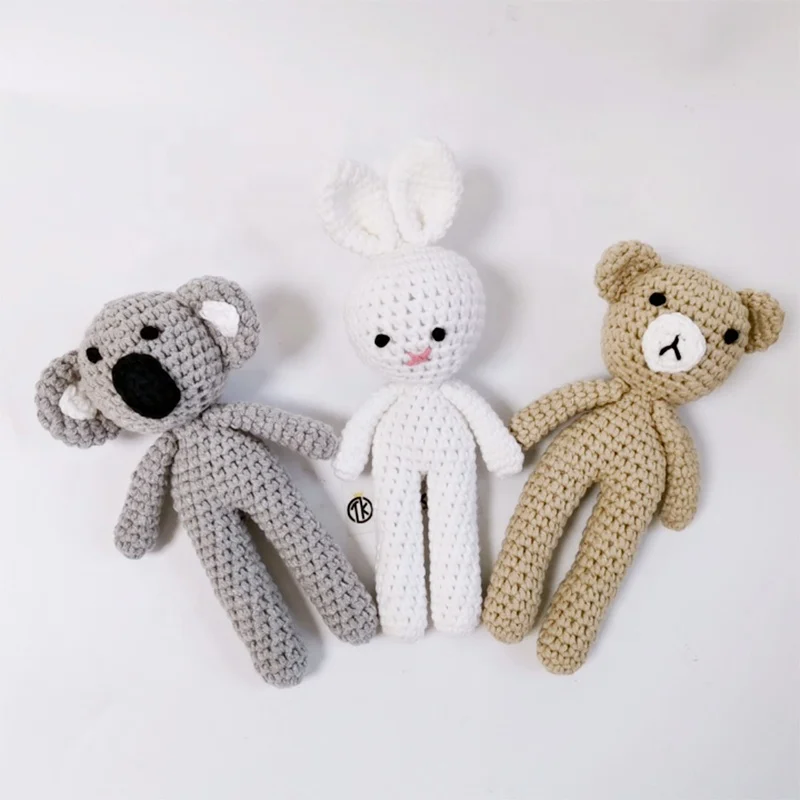 Custom Stuffed Animals Knitted Giraffe Children's Plush Toys and Toys Wholesale Company Shenzhen