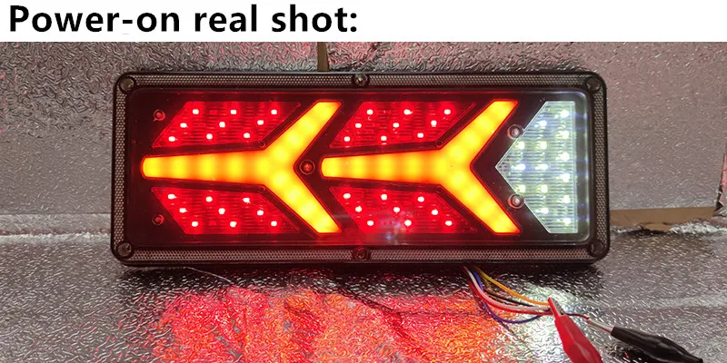 Led car rear light 24/12V super bright Flow Steering Turn Signal Lamp for Truck Trailer Caravan UTE Camper fog taillights