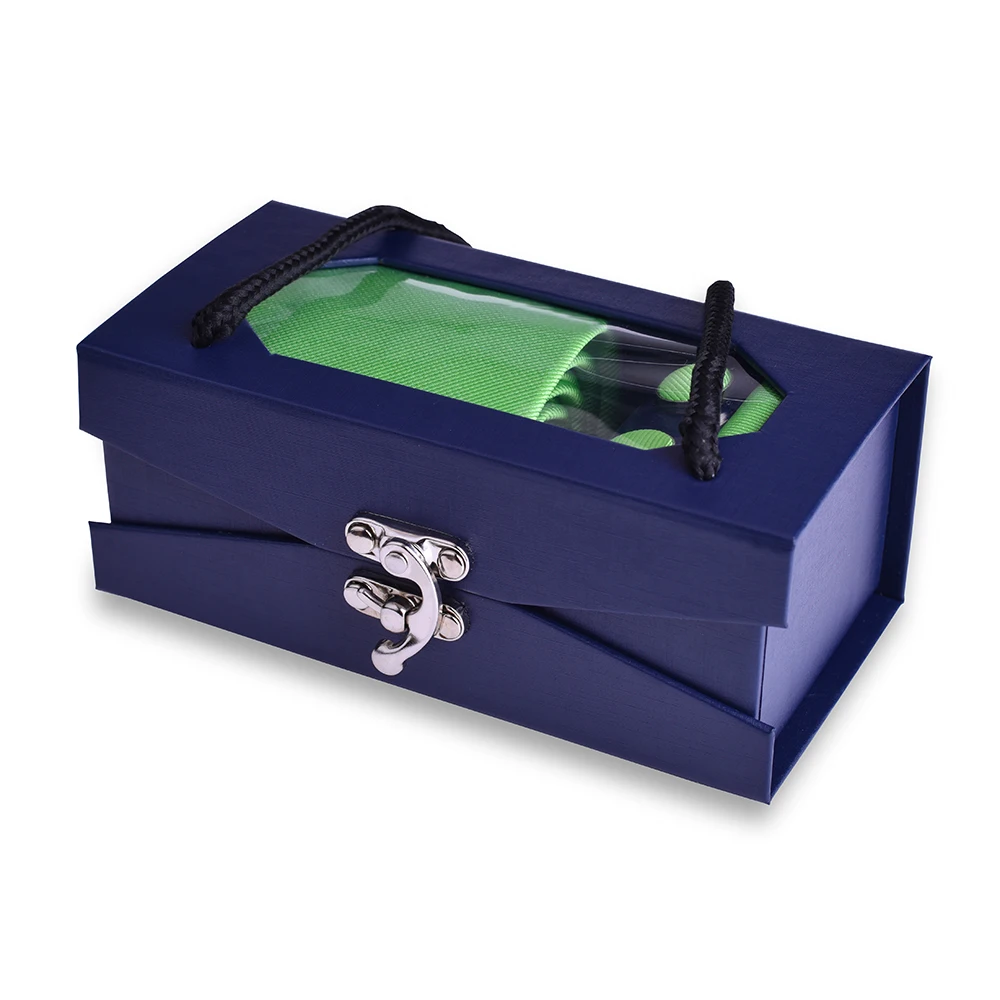 3 шт./компл. 8 см мужских галстуков платок с запонками Комплект сплошной цвет шеи галстук-бабочка высокое качество нагрудный подарочной коробкой