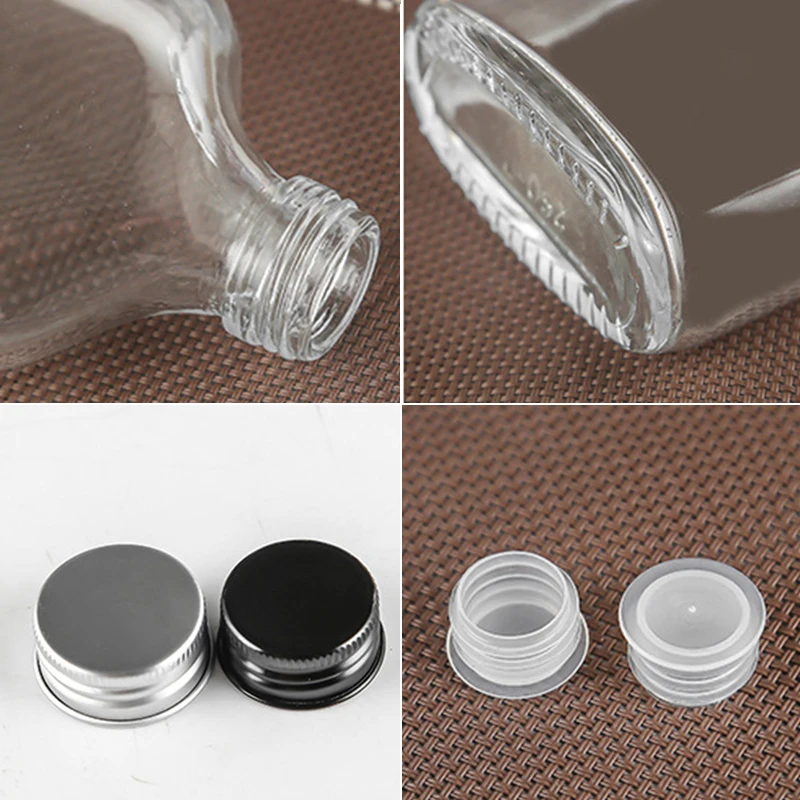 WHOLESALE MINI MINIATURE 50ml 100ml 200ml 250ml 350ml 500ml Spirit Liquor Juice Wine Glass Bottle for Whisky Vodka