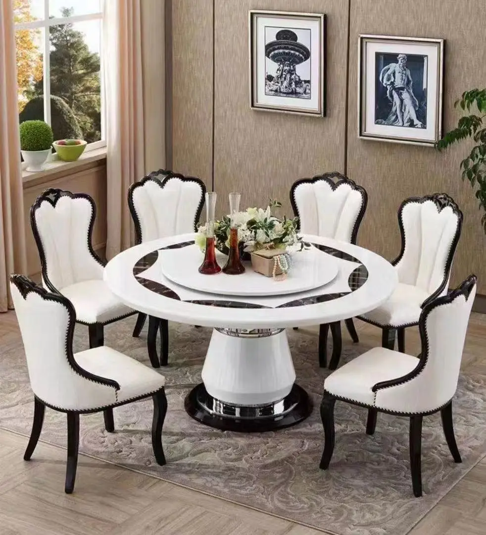 Good Quality Cheap European Style Antique Dining Room Table Classic Luxury Furniture Dinner Table