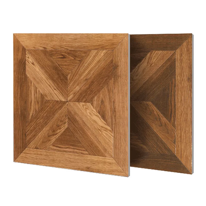 Solid Wood Floor Tile Living Room Bedroom Non-slip Tile Windmill Wood Grain Brick 600 X 600 Antique Brick Courtyard Floor Tile