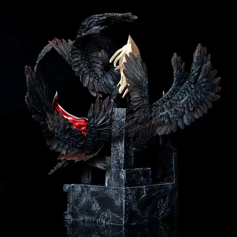 2021 Hot sale 36CM GK Uchiha Itachi action figure Crow Scene statue PVC model toy for gifts with great price