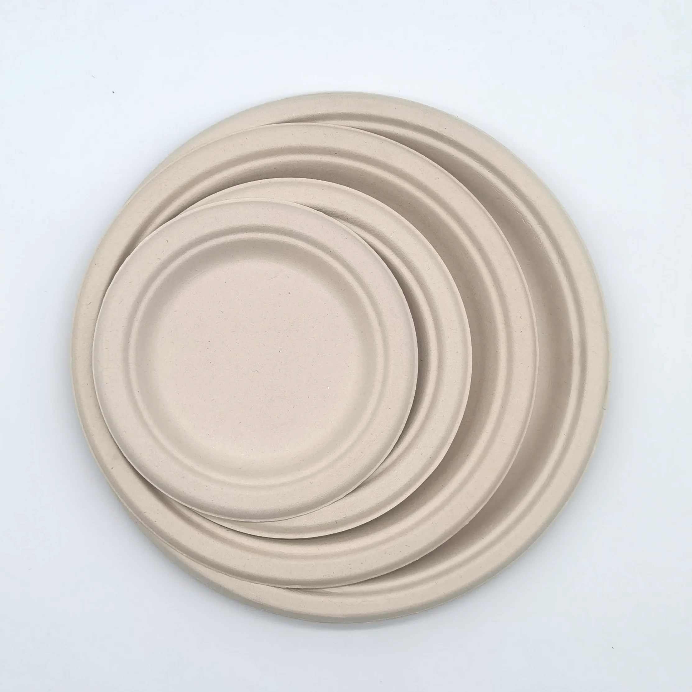 Eco Friendly takeaway food plate raw material Disposable paper set grade for party