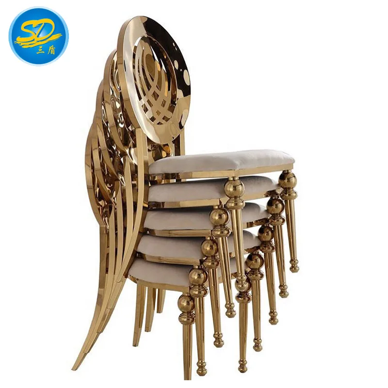 
5 Years Guarantee Time Event Party Wedding Dining Furniture Stainless Steel Chair For Sale 