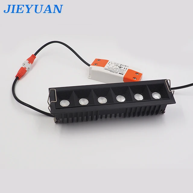 
New Product LED Ceiling Grille Lights Fixture Square LED Downlight GU10 AR111 Grilled Light 