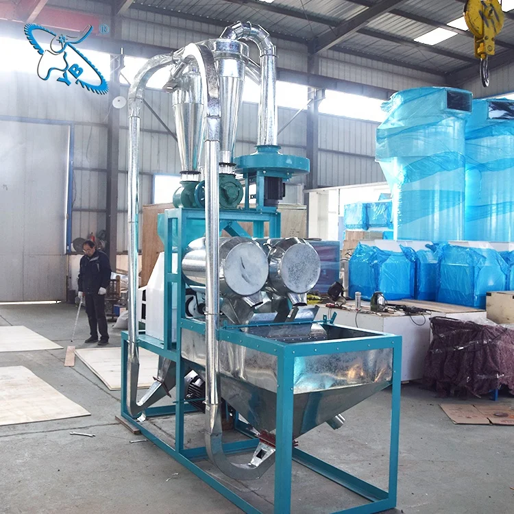 Полностью автоматическая маленькая мельница для муки 6F2240 машина измельчения кукурузы пшеницы