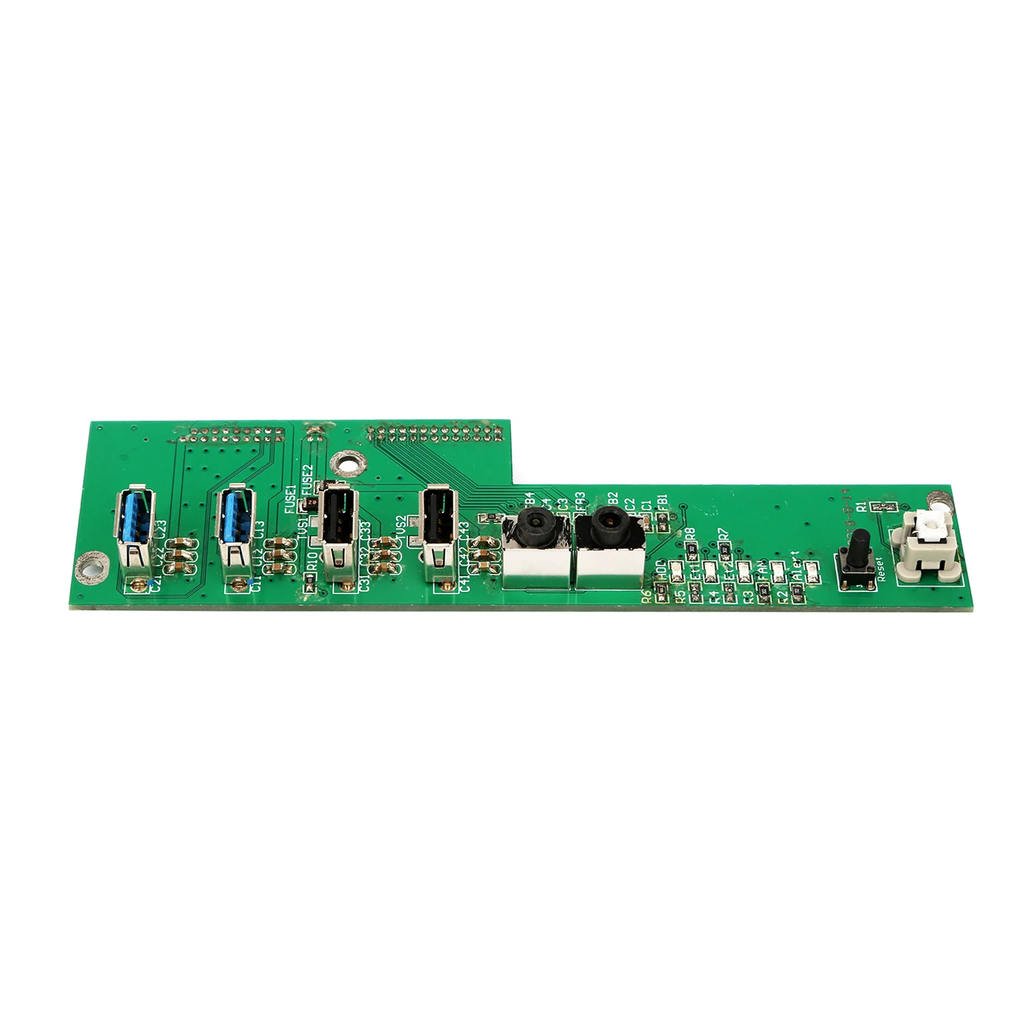 Computer Server Board Backplane 1 to 4 Ports USB 2.0 Power Switch&LED Reset Switch PCB Board LPT Connector Single Board Chassis