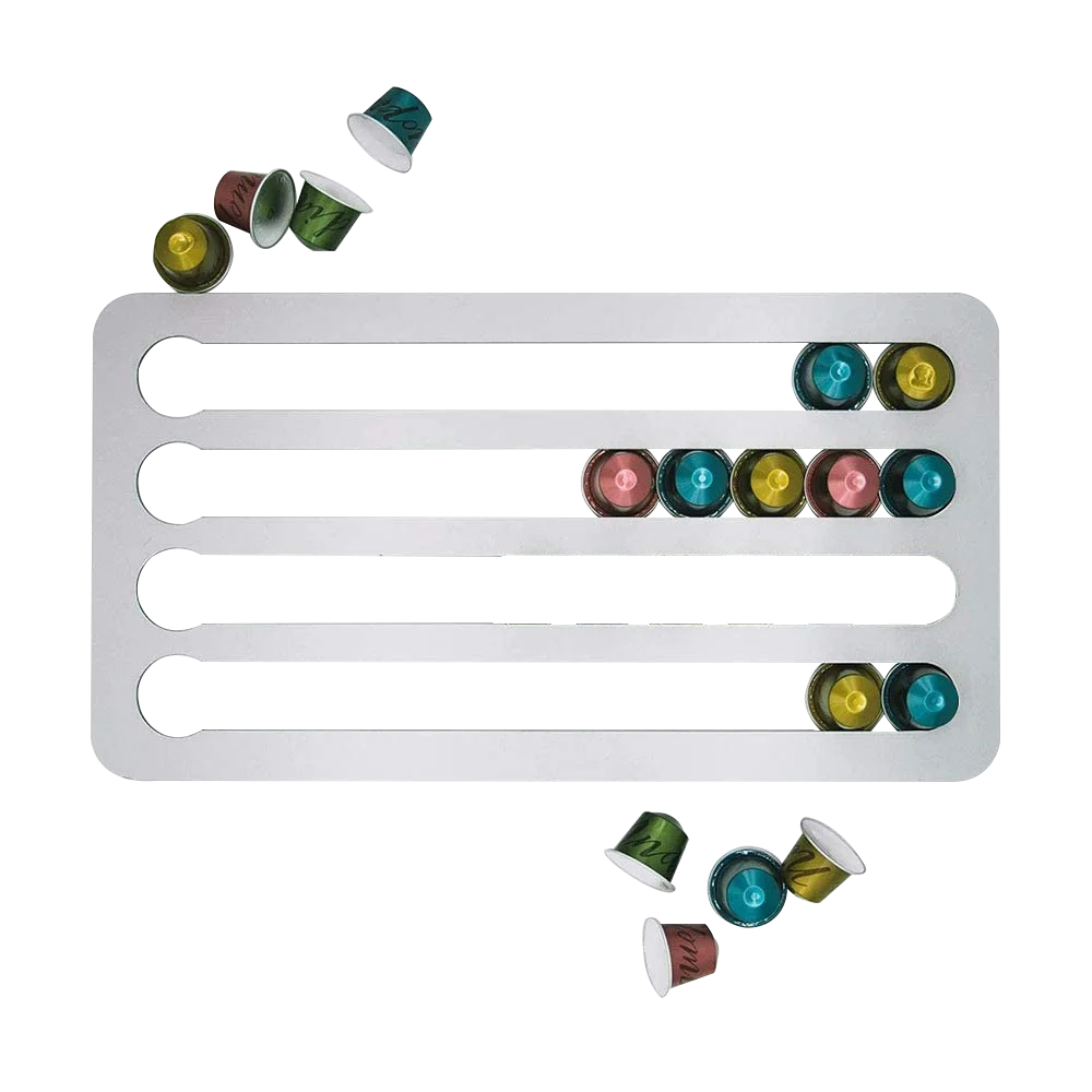 Подставка для капсул кофе Nespresso, вращающаяся стойка для кофейных капсул, вращающиеся полки для хранения кофейных капсул, 24/40 шт. капсул