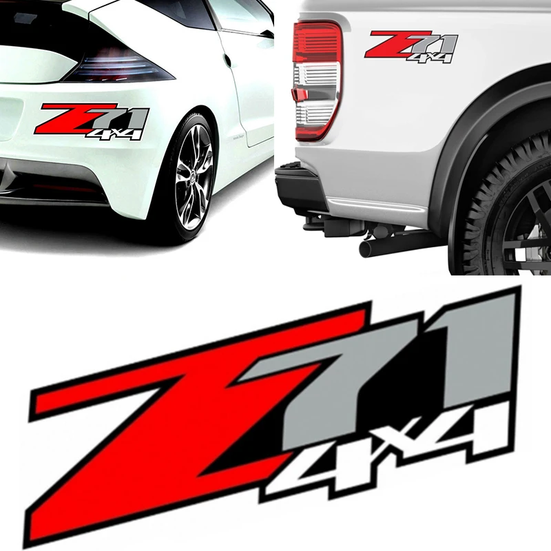 Z71 4x4, наклейки на внедорожный пикап, автомобильные наклейки на заднюю дверь, боковая Виниловая наклейка для Jeep Chevrolet F-150 Ranger Toyota Hilux, Стайлинг автомобиля