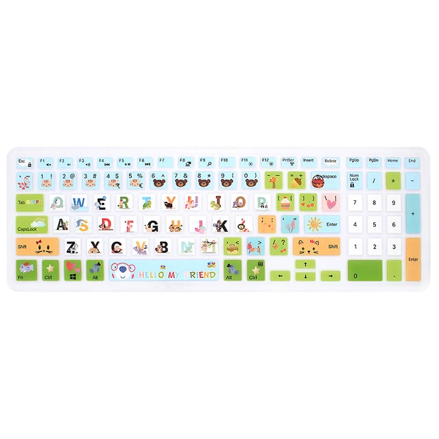 Carton Animal Design Keyboard Cover for Dell inspiron 15 5547 15C 3000 5000 15mr 15CR 3543 15M Ins15CR-1518L15CD 15MD 15MR