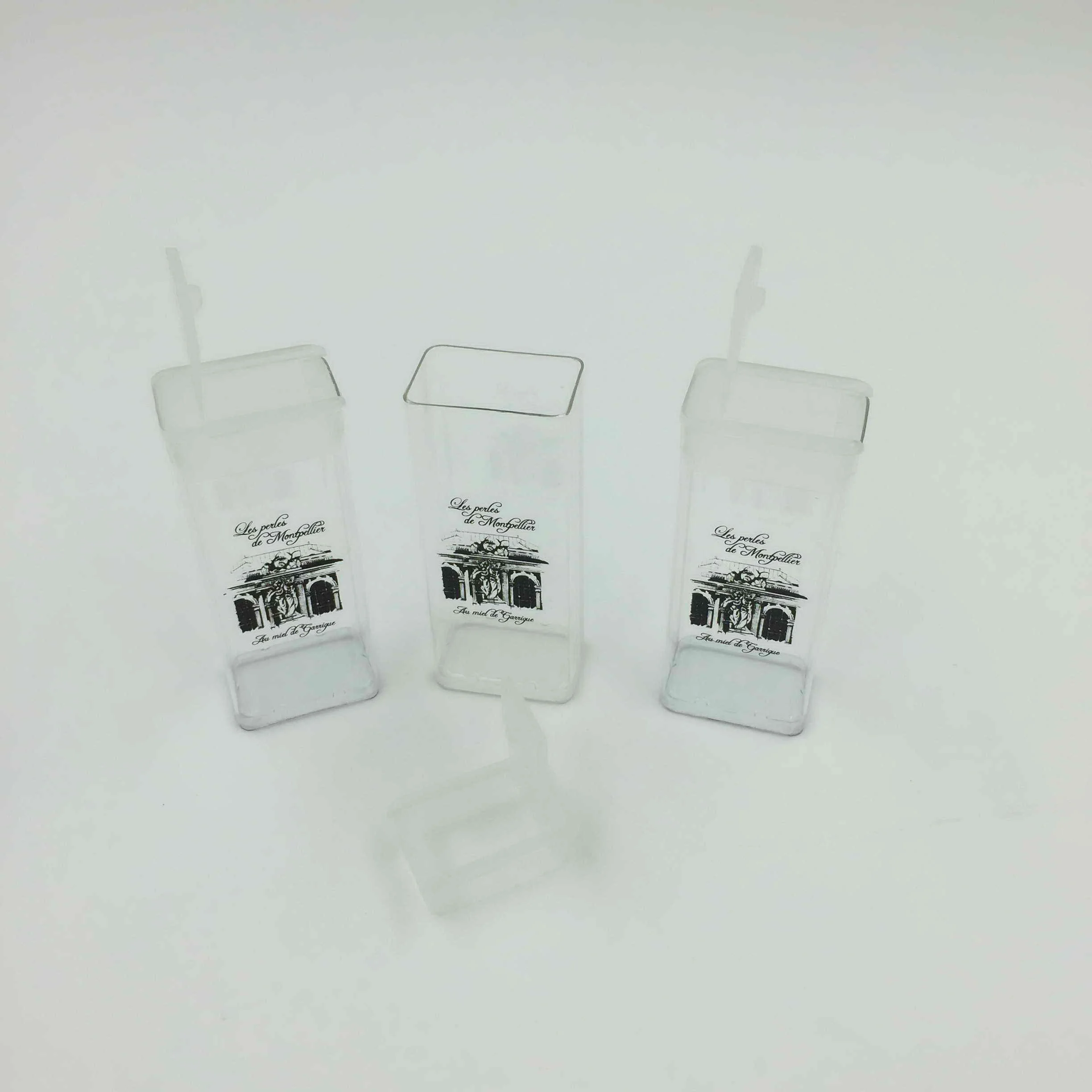 2024 pop Clear Candy Container With Flip Top