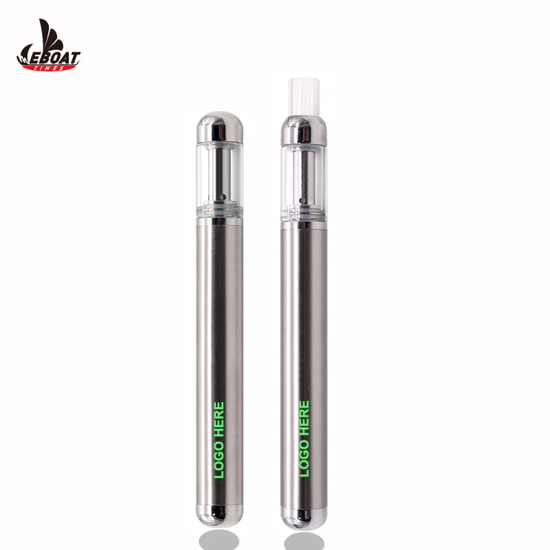 Eboat Times O5 EMPTY 1.0ml glass ceramic cartridge usb rechargeable disposable vape pen for cbd thick oil