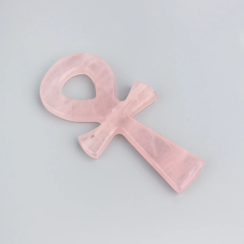 Wholesale Natural Gemstone Crafts Ancient Egyptian Mystical Symbol Crystal Anka For Dec