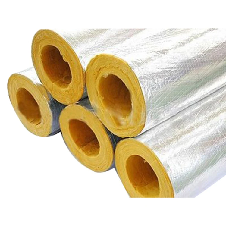 Hot and Cold Water Pipes Factory sales waterproof and fireproof insulation glass wool pipe