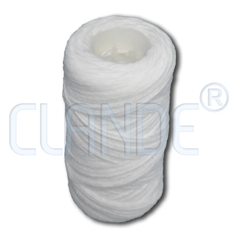 Pp Sediment String Wound Filter Cartridge Machine 1 Micron 20 Inch Pp Cotton Filter Element