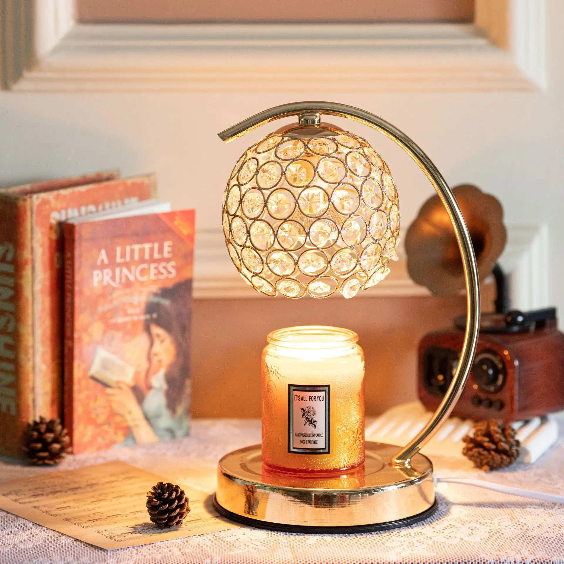 Electric Aroma Wax Melt Warmer Aromatherapy Melting Candle Lamp melting wax table lights