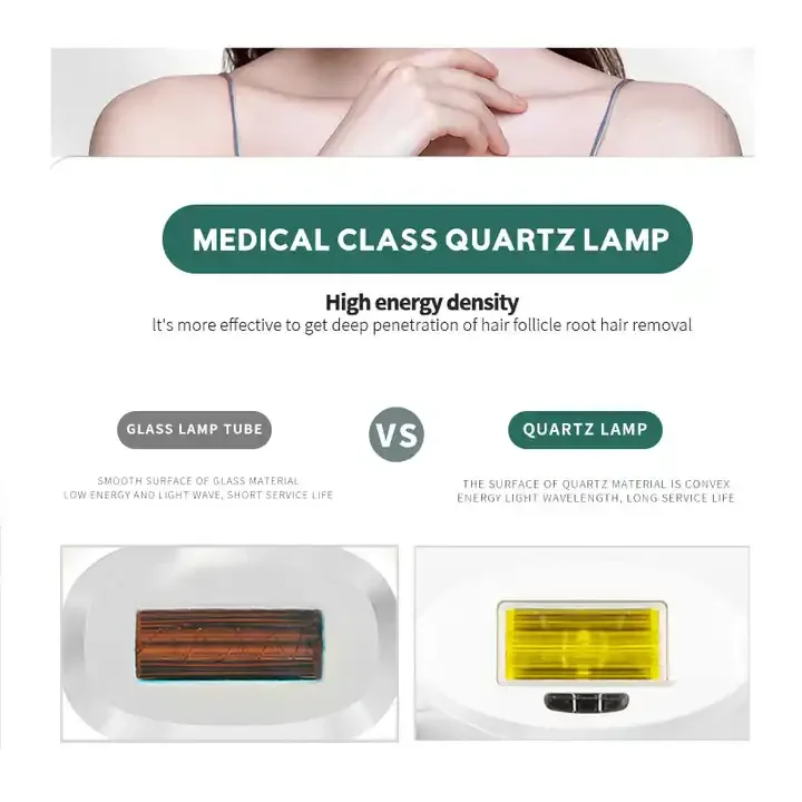 OEM Handset Laser Epilator At Home Use Permanent Facial IPL Hair Removal Device Mini Portable Laser IPL Hair Removal Machine