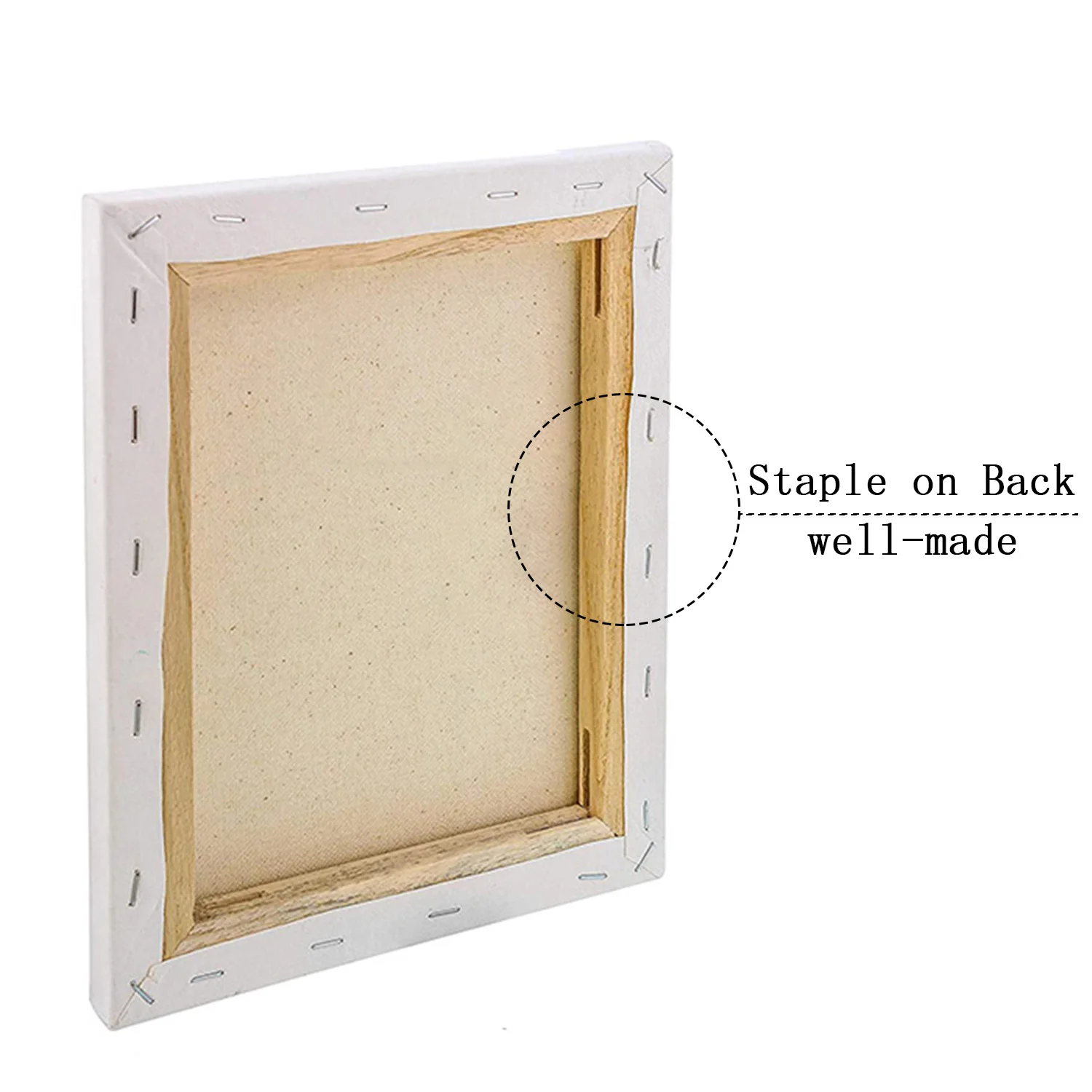 280g cotton blank canvas wooden picture frame various sizes of artist painting stretched canvas