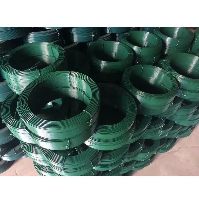 small coil Green/blue/black color pvc coated iron wire 1kg/coil