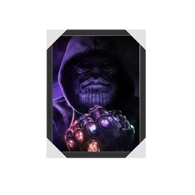 Movie Super Star Lenticular Poster Printing 3D Deep Effect Advertisement