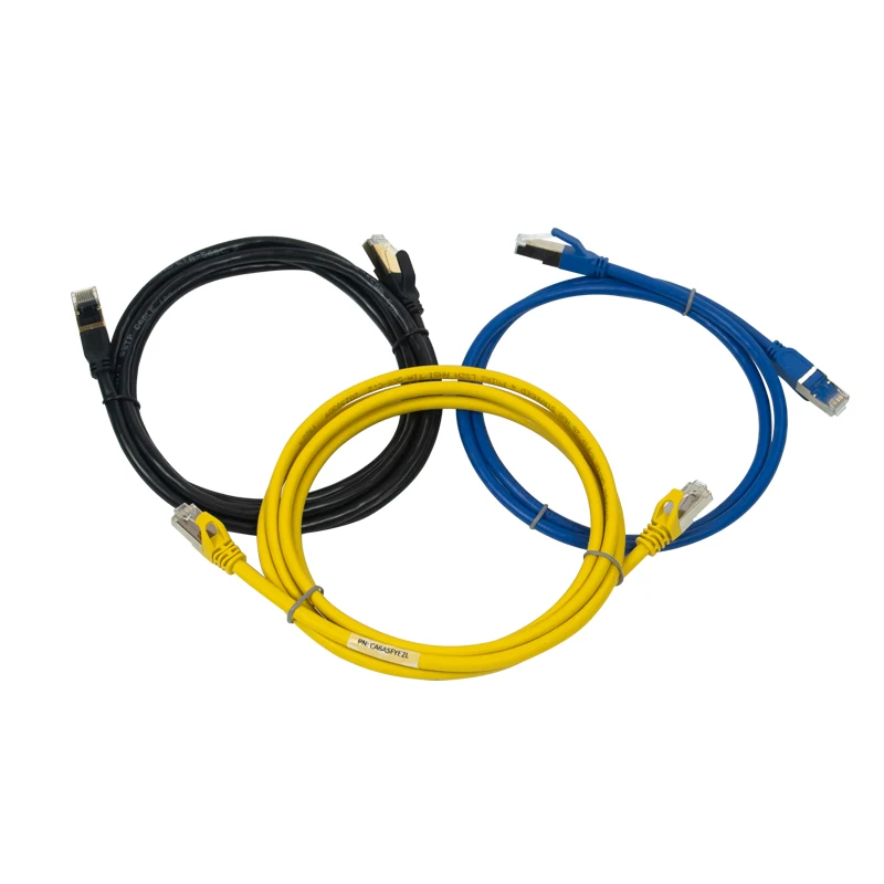 U-KCOM Wholesale Waterproof CAT6a PATCH CORD 4 Pairs 500Mhz SFTP CAT6a PATCH CABLE BARE COPPER