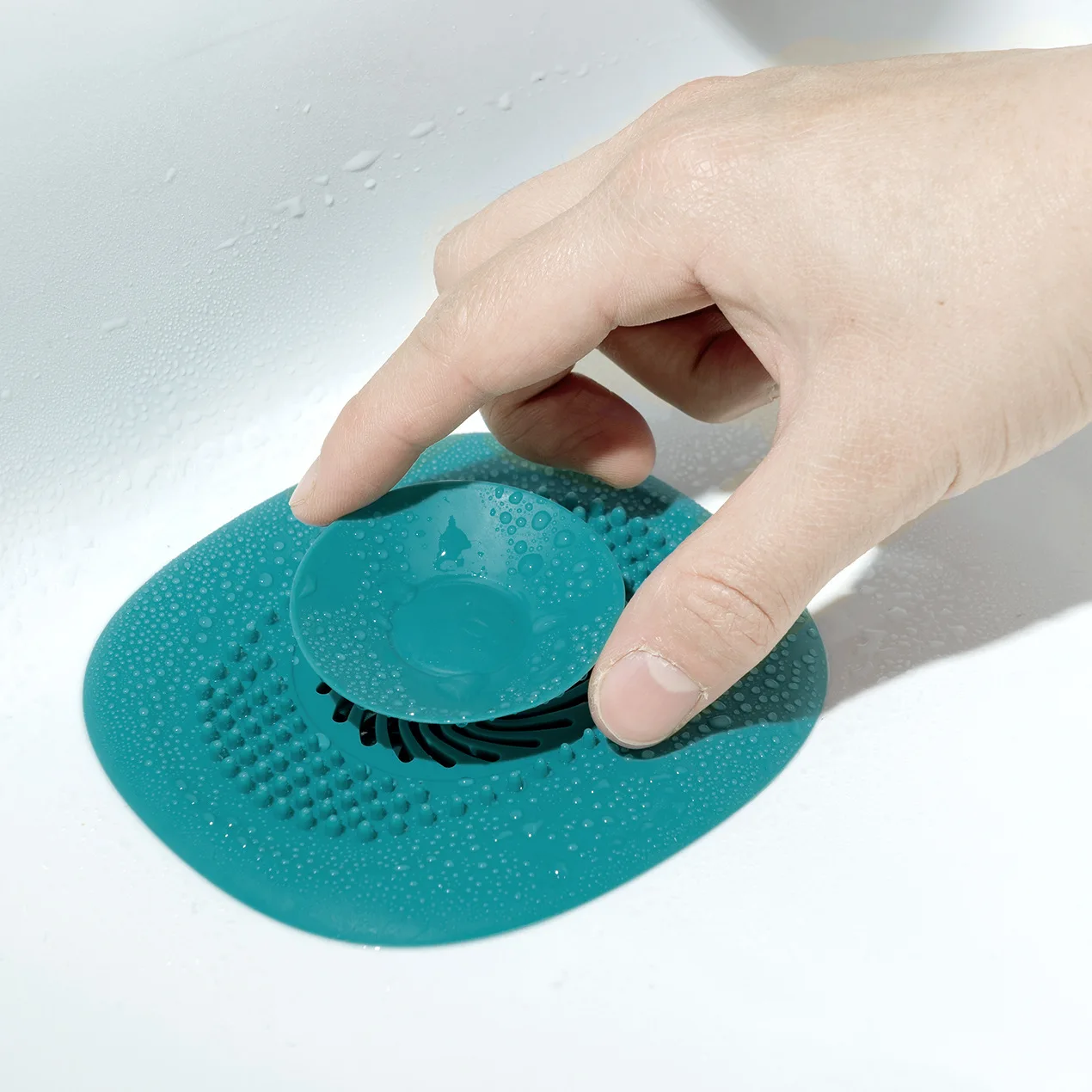Wholesale Bathroom Shower room Bathtub Durable Plastic Silicone Drain Hair Stopper Catcher