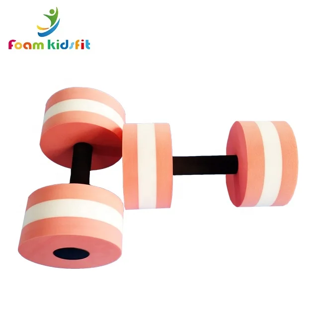Super september 2023 Hot Sale EVA Foam  aquatic dumbbell Fitness Equipment Float Foam Aerobics Water Dumbbells