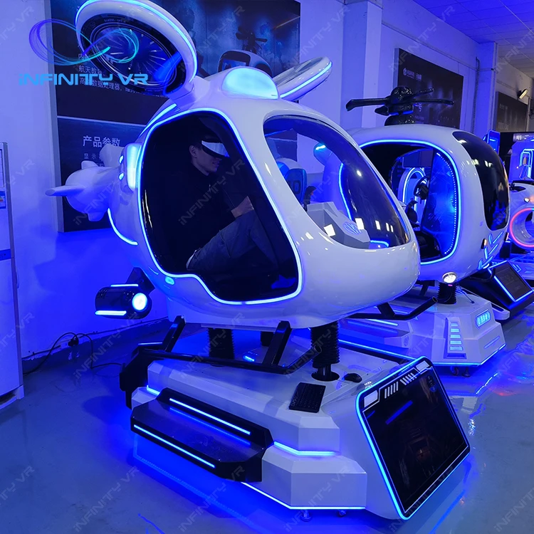 Virtual Reality Flight Simulator 9d Vr Cinema Vr Gaming Helicopter Airplane Aircraft Enjoy The Real Flight Experience Game
