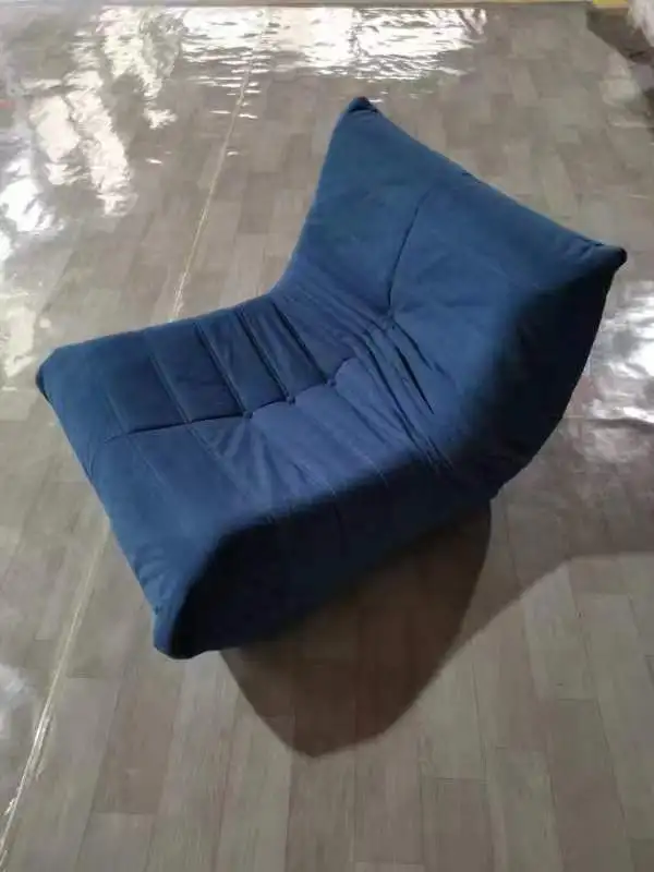 High quality togo sofa for living room compressed modern good quality foma upholstery customize fabric accent chair