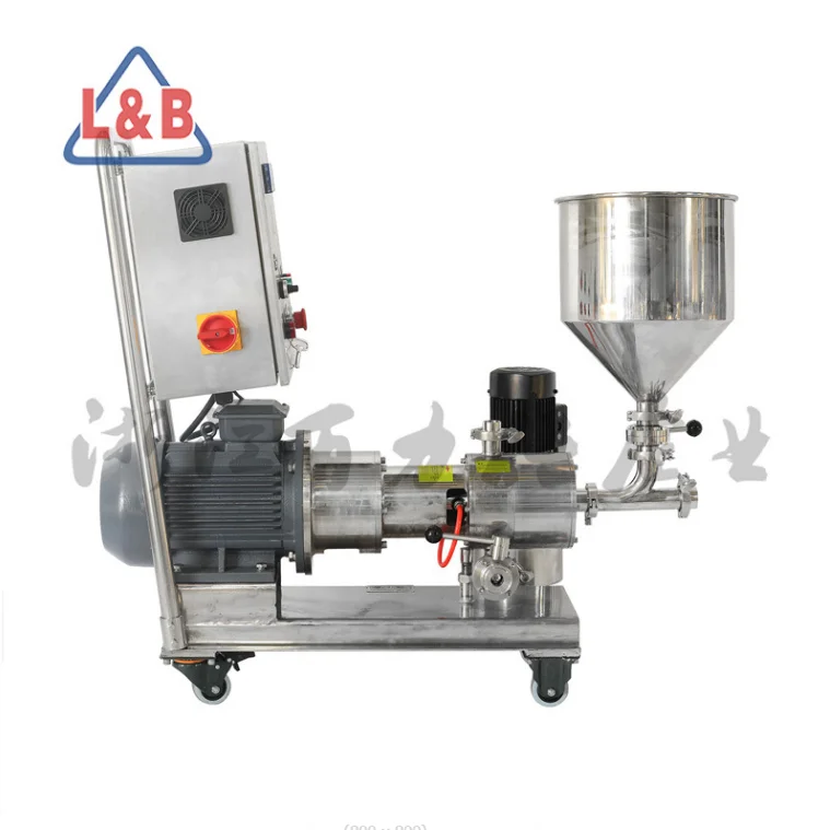 Ice Cream In-line homogenizing emulsifier dairy industrial emulsifying homogenizer high shear mixing syrup Pump