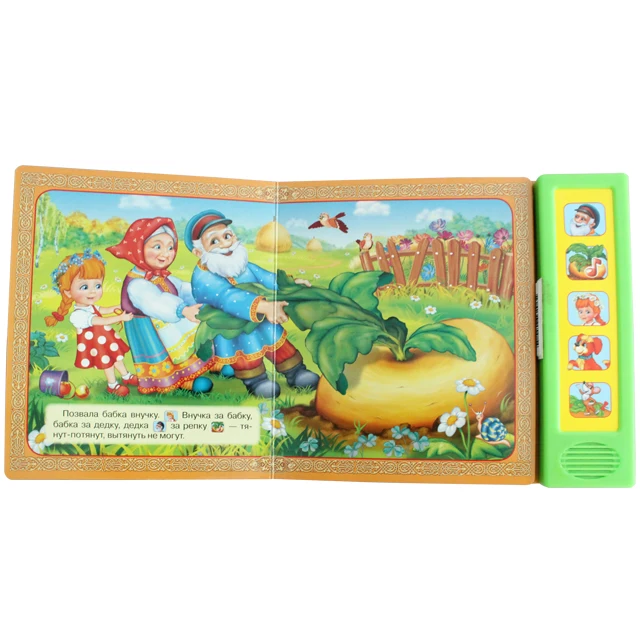 Factory customized  educational learning musical&sound talking book