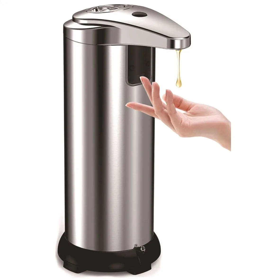 Automatic Liquid Soap Dispenser Stainless Steel Touchless Hand Soap Dispenser with 3 Adjustable Levels