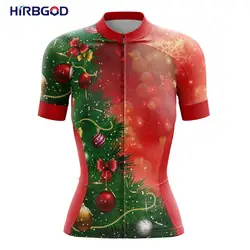 HIRBGOD Womens Summer Coolmax Cycling Jersey Gradient Color Cyclist Shirt Design Full Zipper Bike Jersey Bicycle Clothing