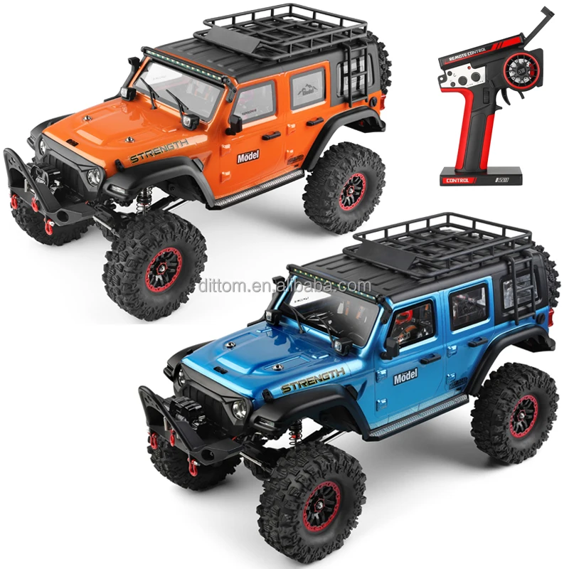 2.4G 4WD Crawler Climbing Truck WLtoys 104010 1/10 Rc Off Road Vehicle Simulation Model Car (two-speed)