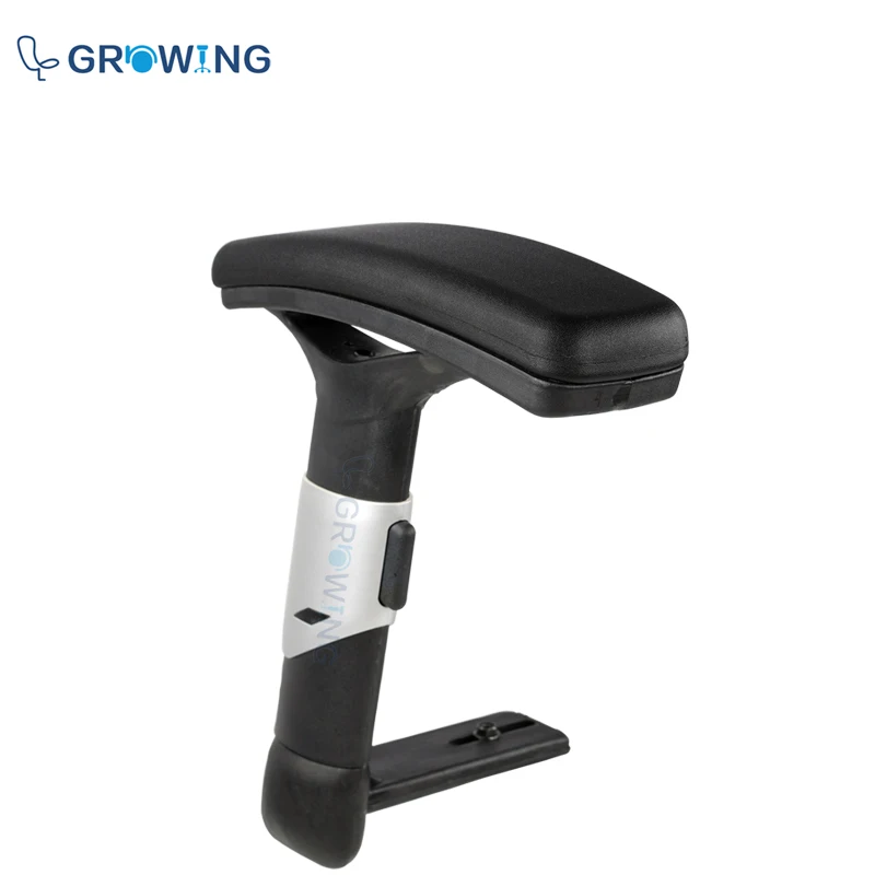 Wholesale Multi-Functional Elite PU Armrest for Office Dining Chair Computer Parts with Comfortable Plastic Furniture Handle