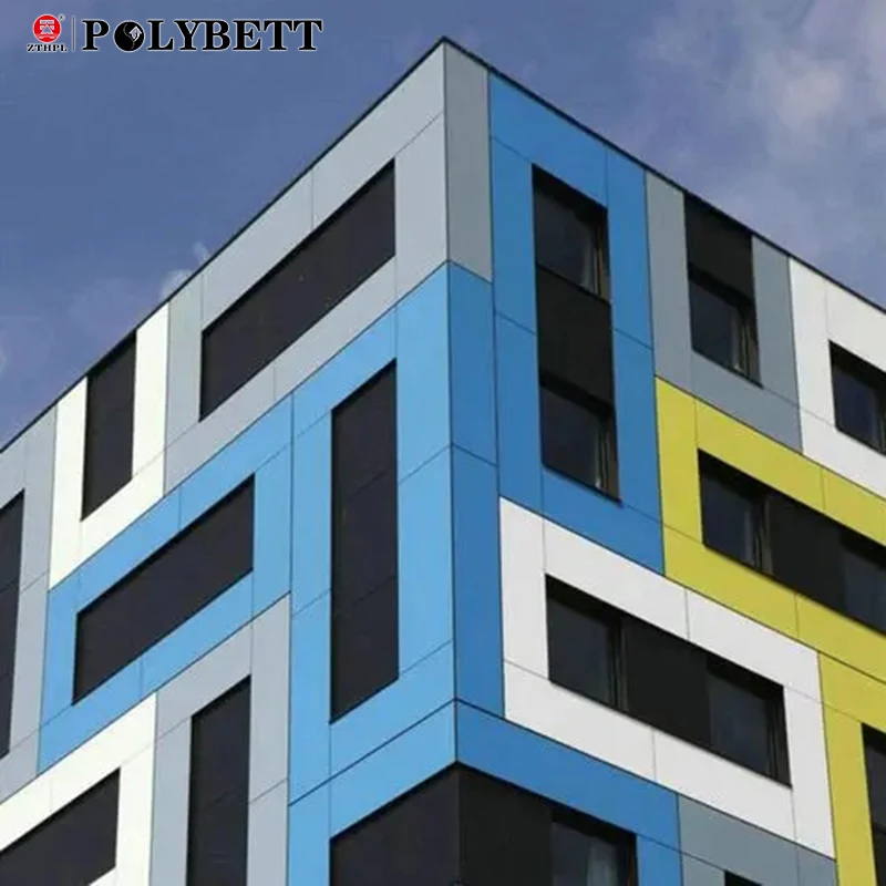 Brand hot sale exterior 6mm woodgrain embossed compact hpl for hospital wall cladding panel