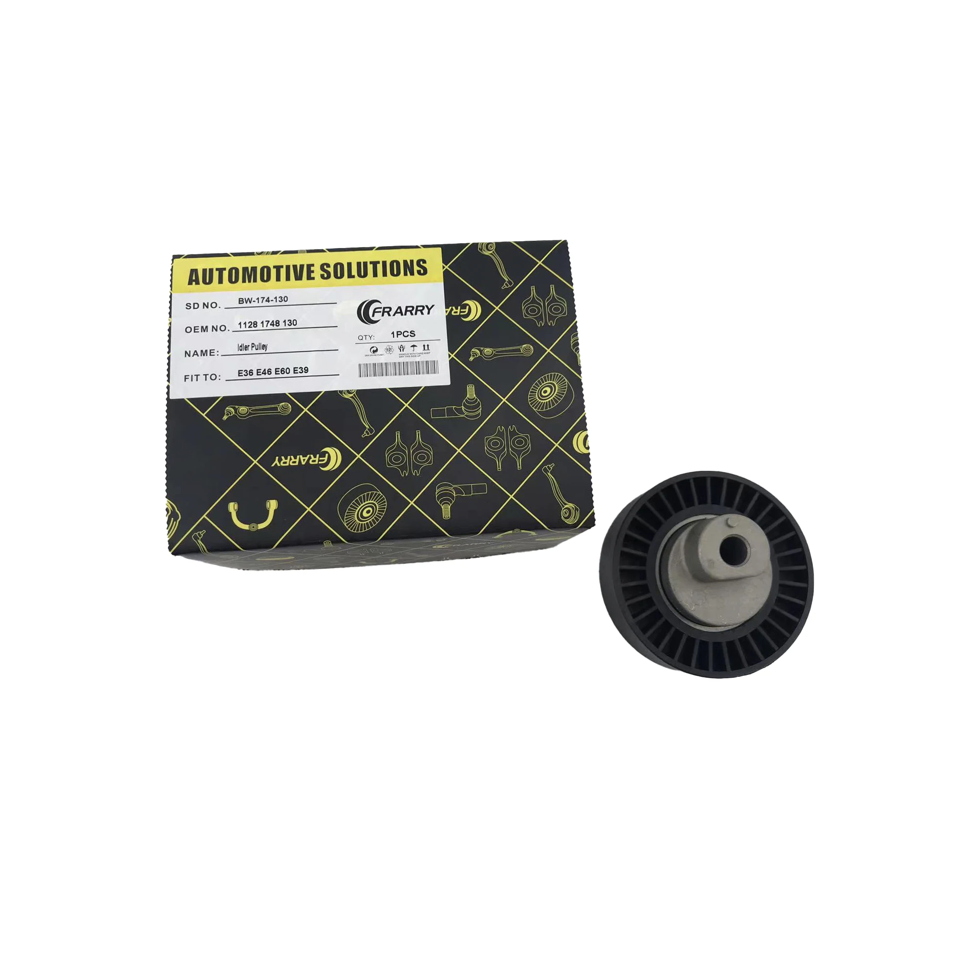 FRARRY- auto parts Tensioner Pulley 11281748130 11281726181 11281730571 For BM-W E34  E36 E38 E46 E39 E60 E61 E63 E85
