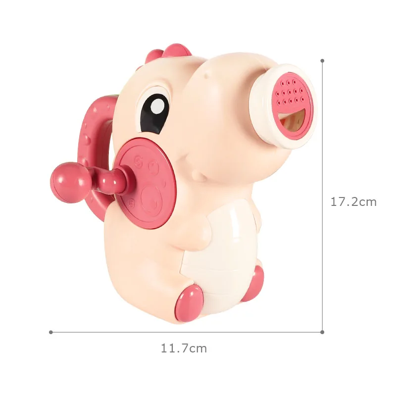 
Hand Winding Dinosaur Rainmaker Bath-Tube Shampoo Rinser Hand-held Shower Head Bath Pool Toy Interactive Toys for Kids 