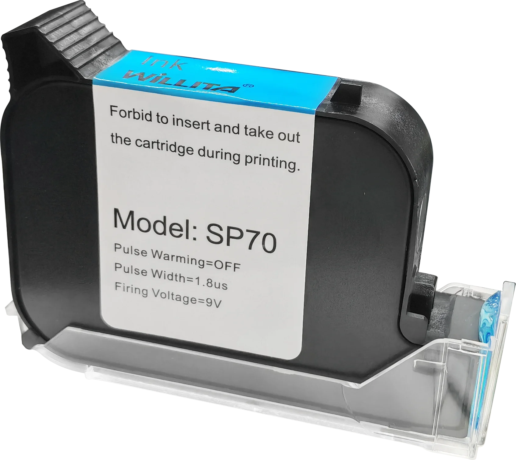 SP70 TIJ ink cartridge Black Solvent Based Fast Dry Ink Cartridge for Sealer Printer Machine Handheld Inkjet Printer