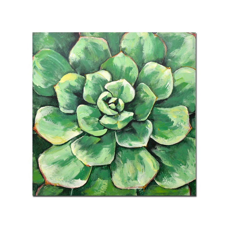
Print picture cactus handmade canvas modern style for bathroom wall art 