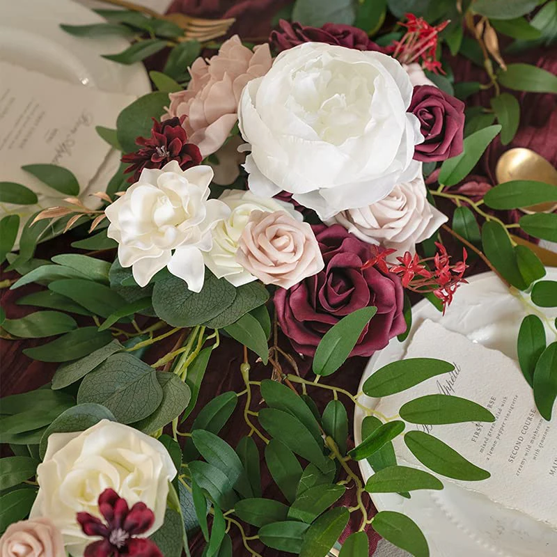 wholesale real touch roses artificial white flowers ivory foam gardenia flower for centerpiece wedding