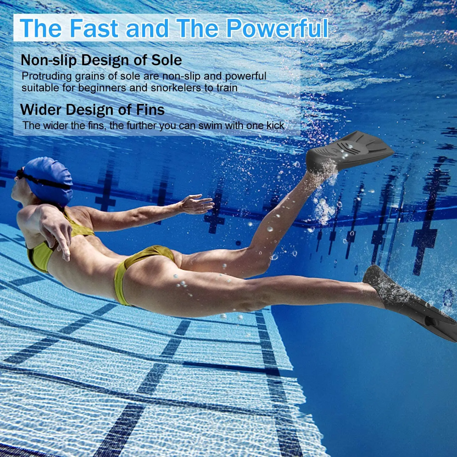 Wholesale Diving Flippers Comfortable Silicone Custom Swimming Fins Custom Logo Unisex Training Diving Fins for Adult