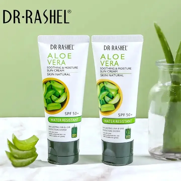 DR.RASHEL ALOE VERA soothing & moisture sun cream soothes dryness hydration water resistant Sunscreen