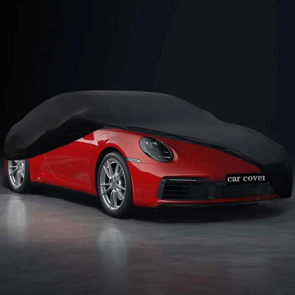 Breathable and Stretchable Spandex Fabric Car Cover Logo Customized Indoor Car Cover