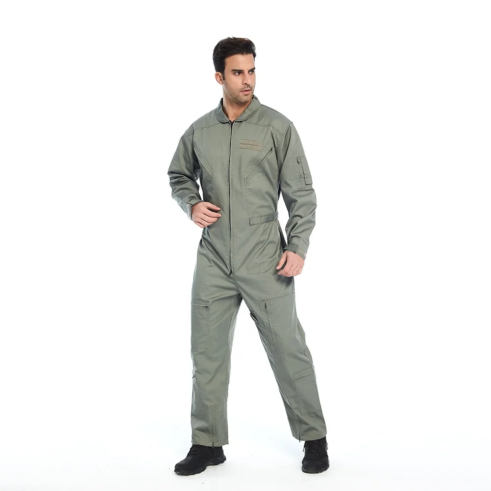 Hot sales aramid fire resistant flight pilot coveralls flying suits